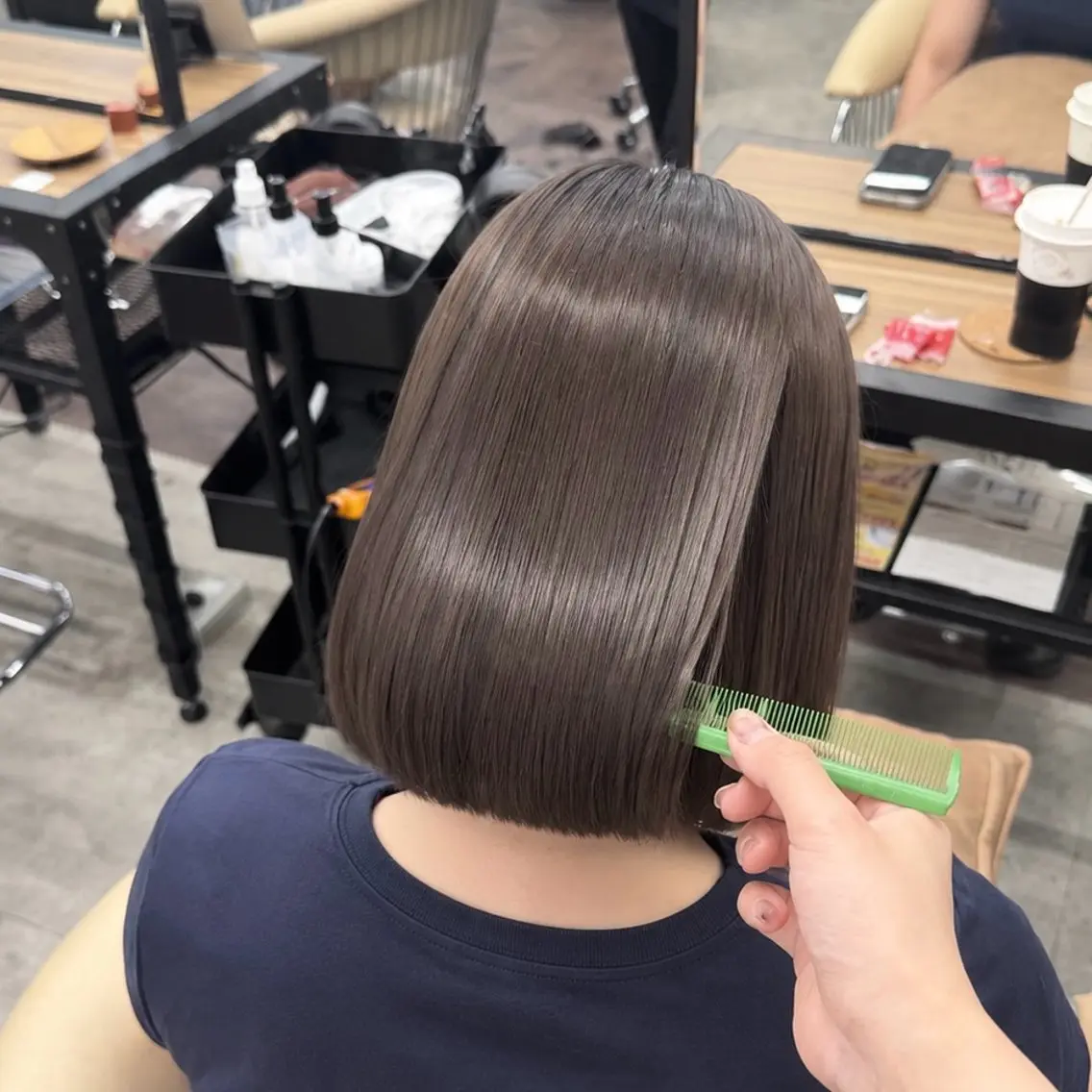 【サラツヤ縮毛矯正✨ 】こころのヘアスタイル
