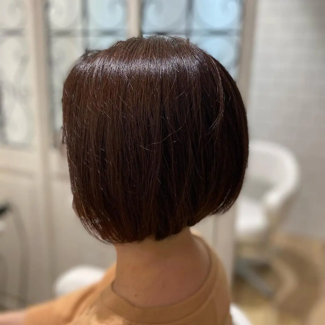 ショート カラー パーマ ヘアアレンジ メンズ キッズ ネイル マツエク・マツパ ✂︎ショート、ボブ、 レイヤー🩵YUMIのヘアスタイル