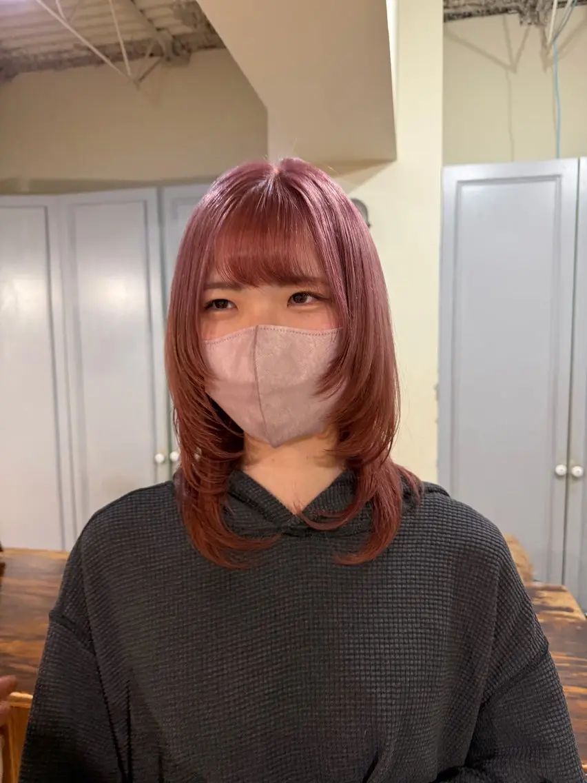 ミディアム カラー ヘアカラー トリートメント 🤩噂のMr.髪ポジ ティブ®️yu🤩のヘアスタイル