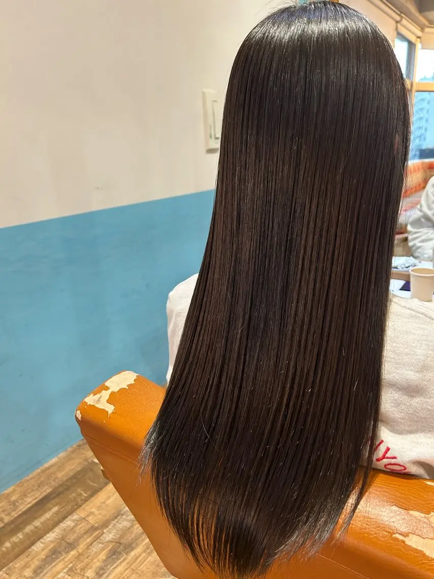 ロング カラー カット ヘアカラー 縮毛矯正 トリートメント 🎨デザイン🥇 美髪・艶髪 日暮千敬のヘアスタイル