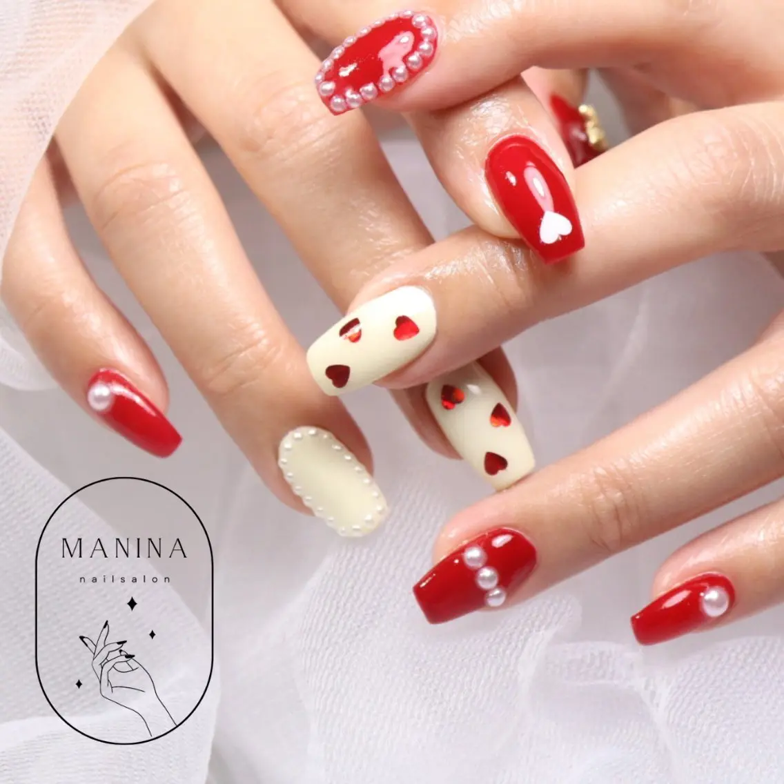 ネイル nailsalon Manina齋藤愛美のネイルデザイン