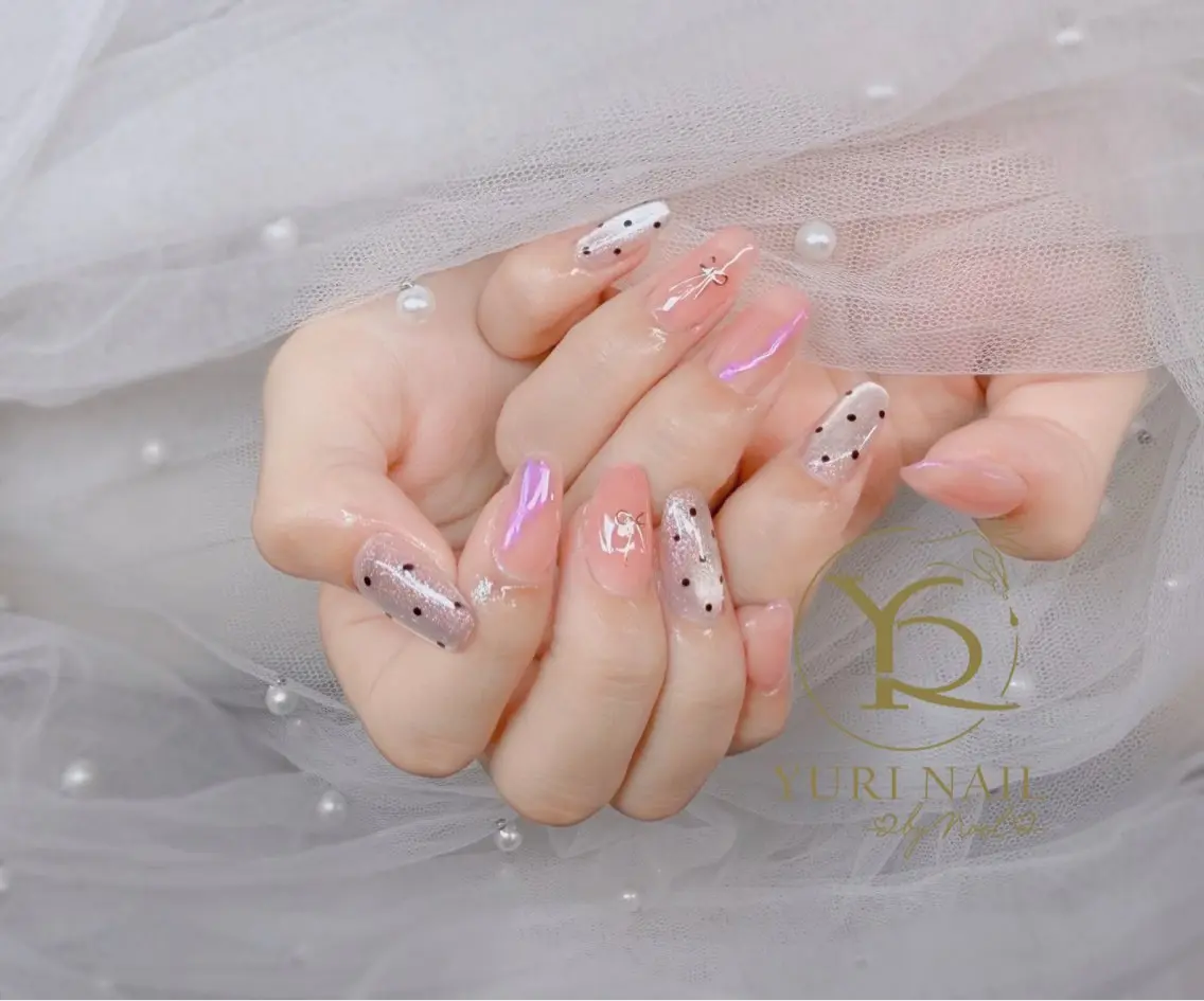 ネイル チークネイル フットネイル 韓国ネイル ニュアンスネイル オフィスネイル ハンドネイル フットネイル ハンドケア YURI Nail NARITAのネイルデザイン