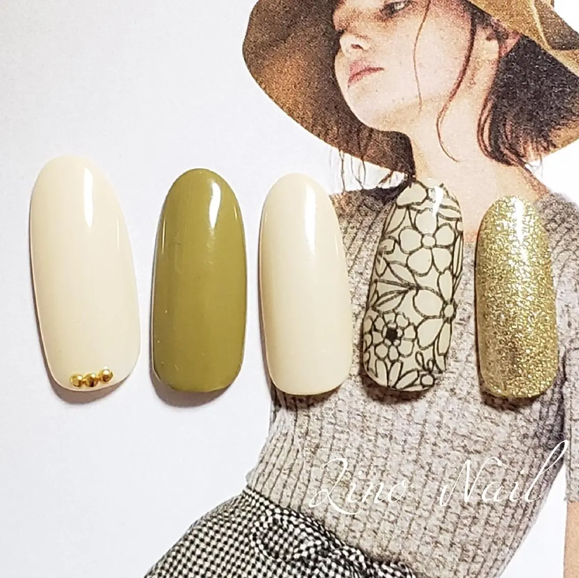 ネイル フラワーネイル ジェルネイル レース ワンカラーネイル パラジェル Lino Nailのネイルデザイン