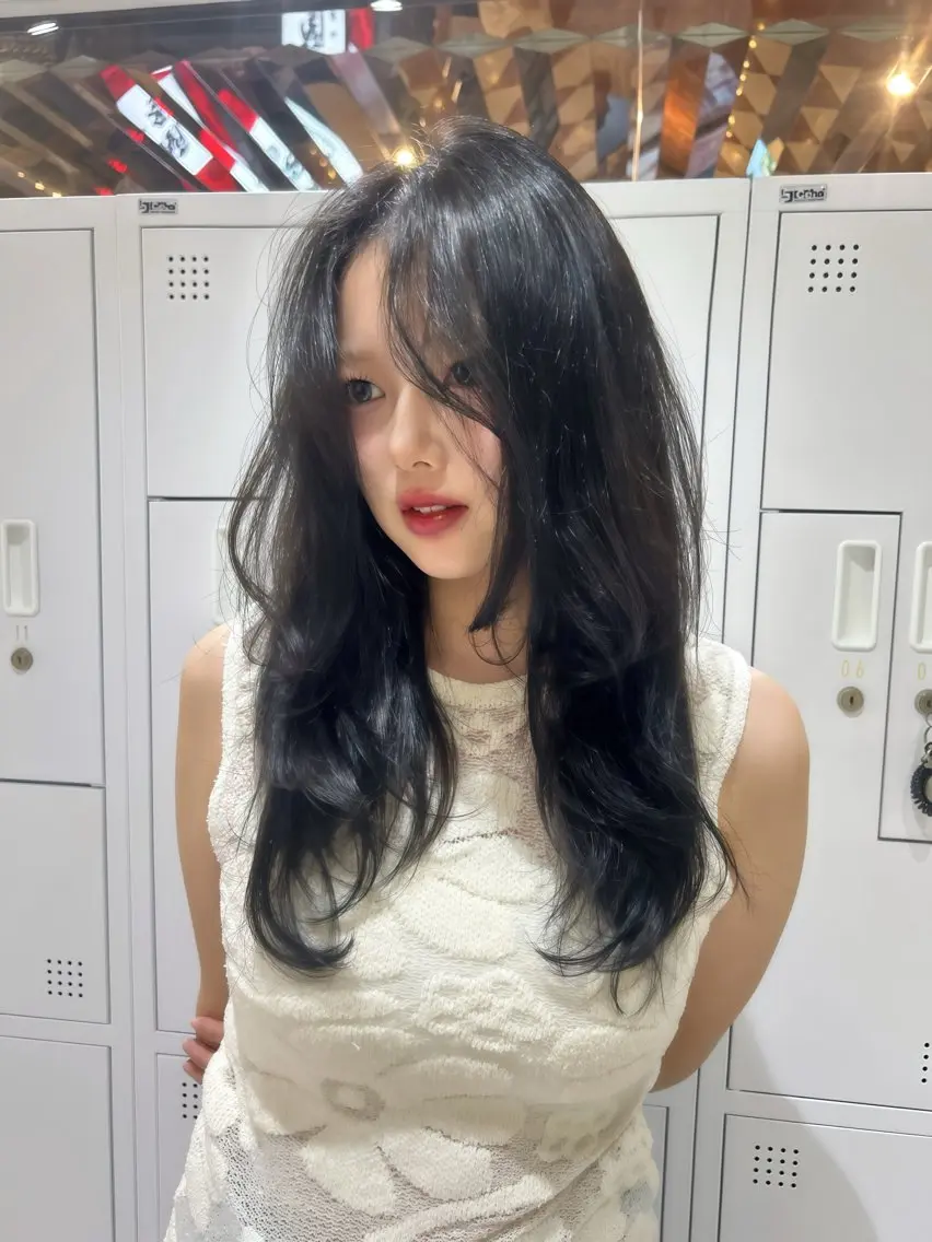 ロング カット ヘアカラー トリートメント hiyori🎀 トレンドレイヤーのヘアスタイル