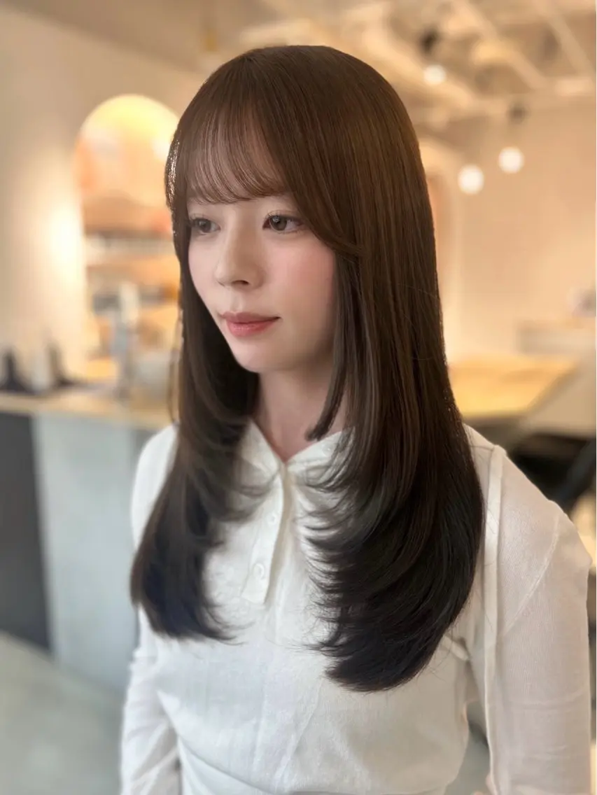 ロング 透明感カラー୨୧ 松山理桜🩰˖ ࣪⊹のヘアスタイル
