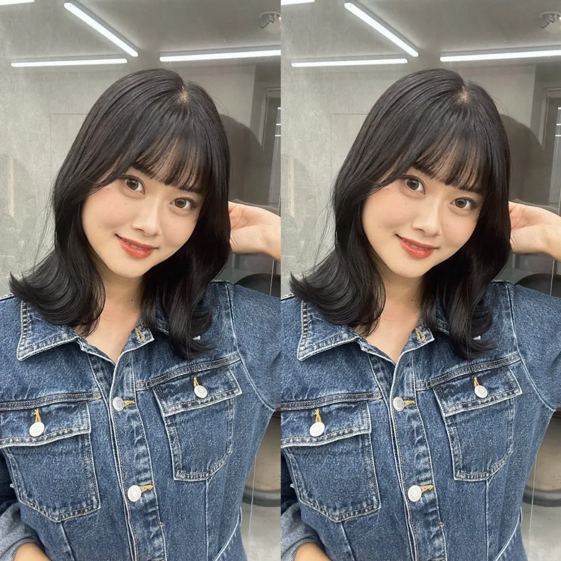ミディアム くびれヘア くびれレイヤー レイヤーカット カット ヘアカラー トリートメント 🌈Hiroki🌈 似合わせヘアのヘアスタイル