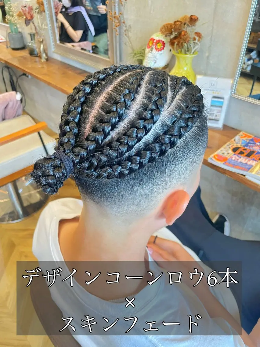 ヘアアレンジ メンズ シールエクステ メンズブリーチ フェードカット メンズハイライト メンズハイトーン ヘアセット エクステ指名No.1 【店長】橘田のヘアスタイル