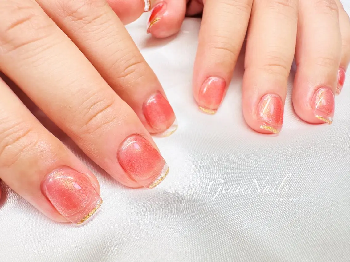 メンズ ネイル アニマル柄 アートネイル 長さ出し ロングネイル 持ち込み Genie Nailsのネイルデザイン