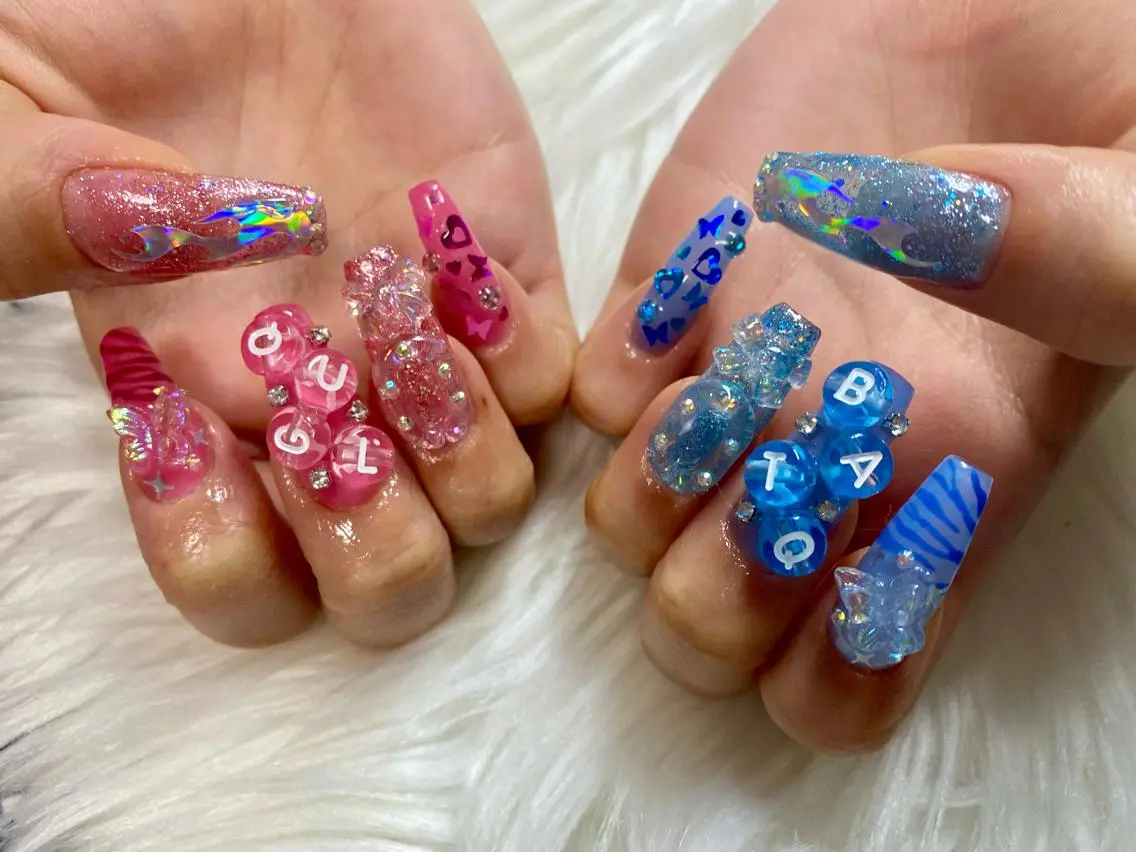 ネイル 長さ出し ネイルチップ Bonny Nailのネイルデザイン