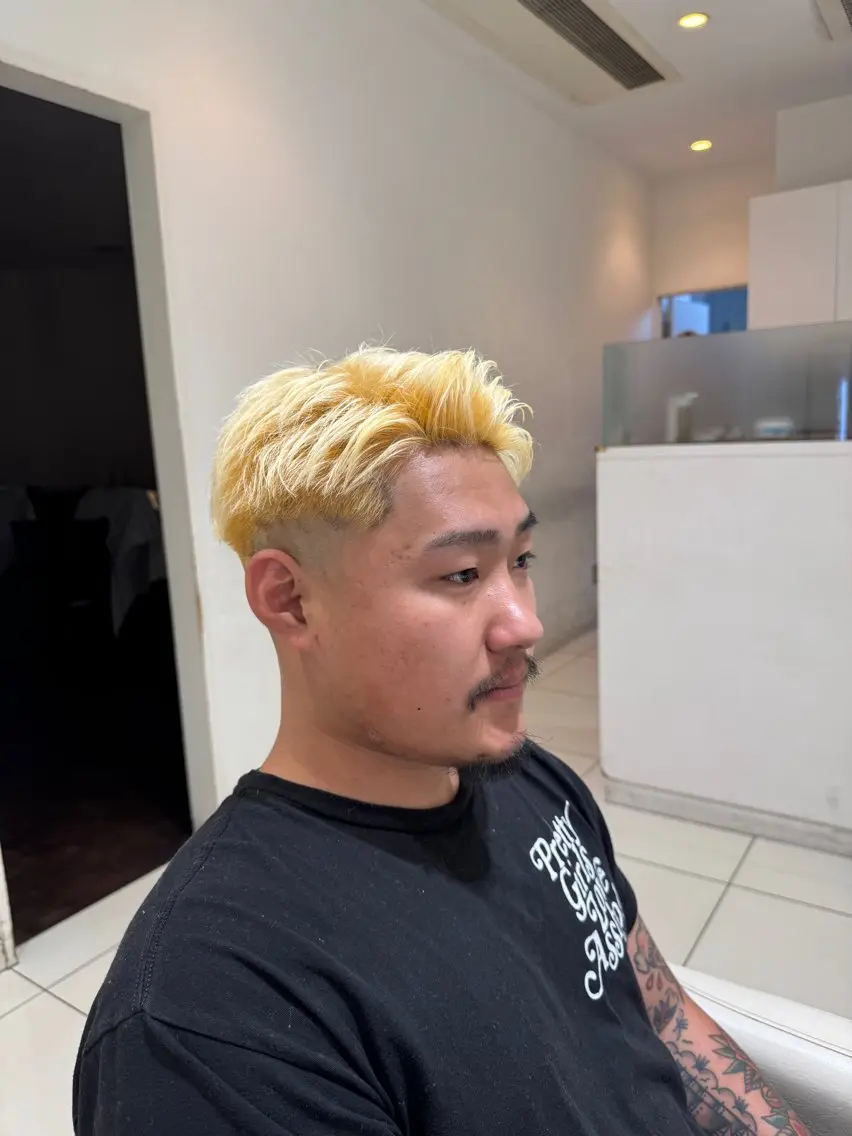 カラー メンズ ヘアカラー 戸塚 大翔のヘアスタイル