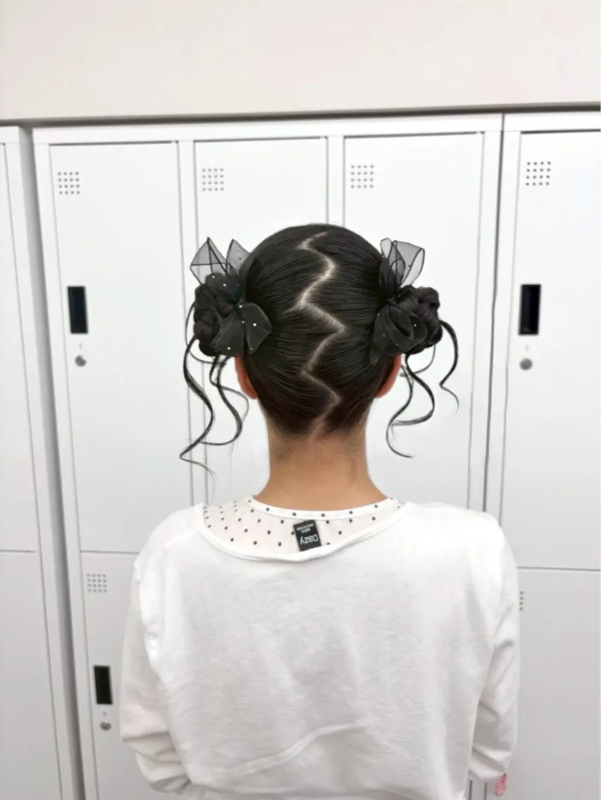 ロング ヘアセット 横浜　エクステ🎀 カラー／ルナのヘアスタイル