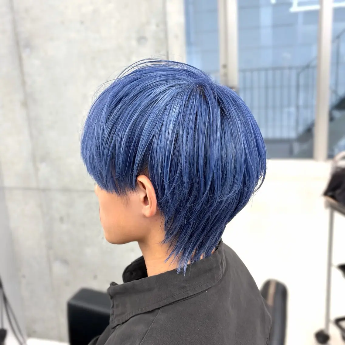 ミディアム カラー カット ヘアカラー トリートメント ʜᴀʀᴜᴋᴀ♱メンズ ウルフ/ブリーチのヘアスタイル