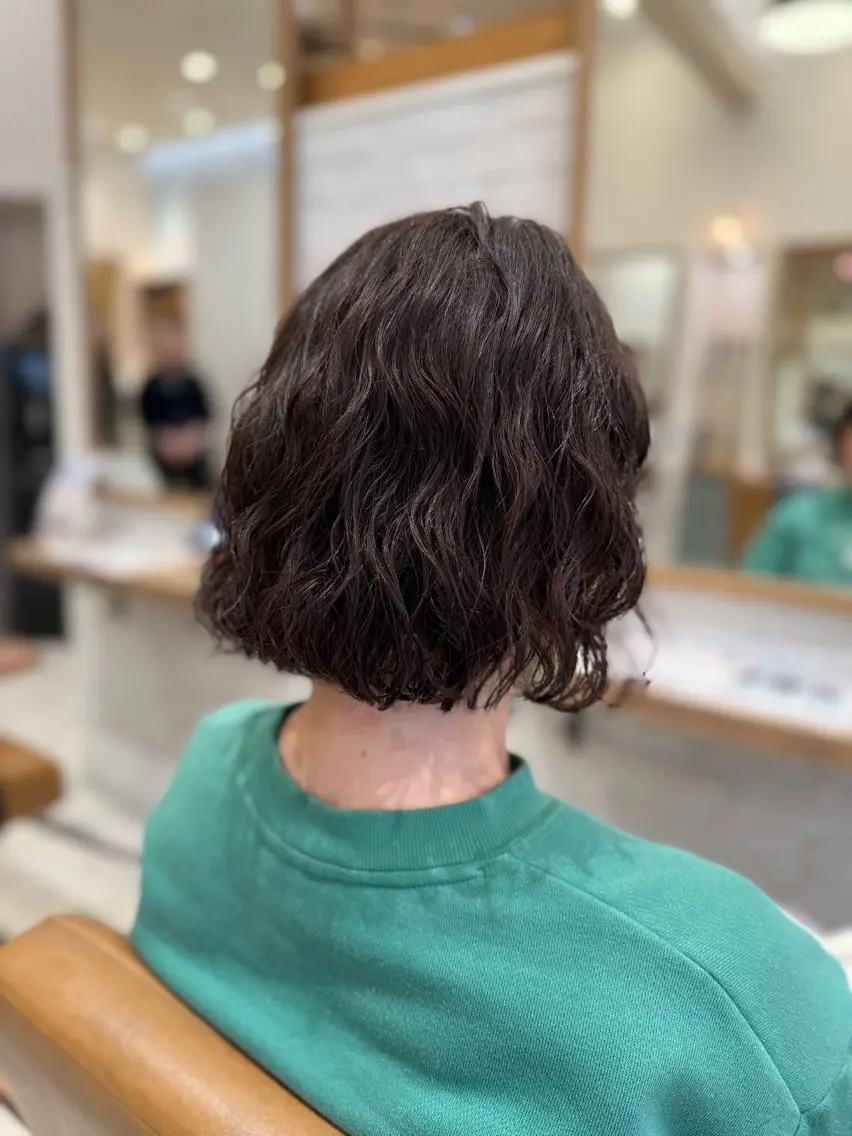 ショート パーマ カット パーマ ボブ・ショート 🌻Yurinaのヘアスタイル