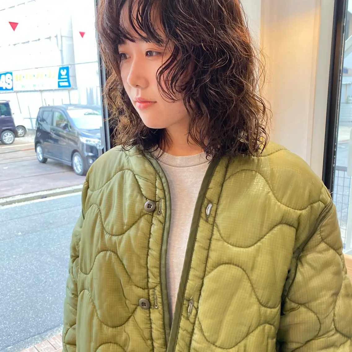 パーマ ブロンド/ブリーチ 【SITY.】のヘアスタイル