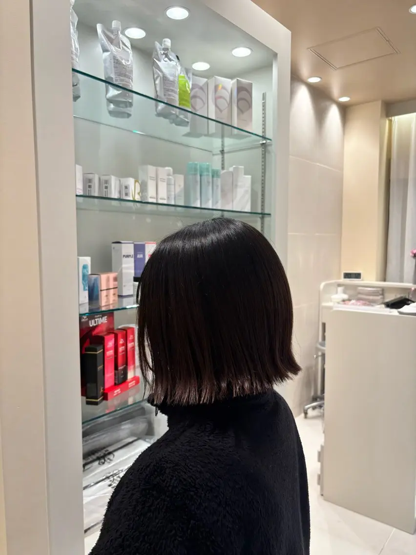 ショート ボブ 外ハネヘア ショート・ボブ✨南 津麦のヘアスタイル