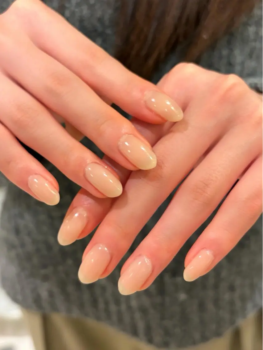 ネイル ワンカラーネイル ホワイト salon madre Sakiのネイルデザイン