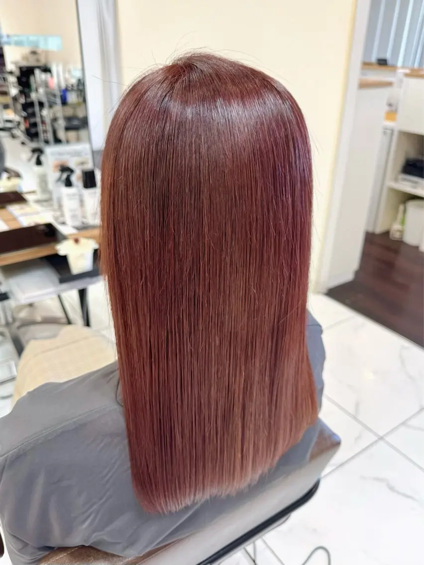 カラー 八木菜美 似合わせ/ニュアンスのヘアスタイル