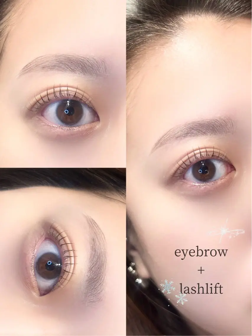 【初回】🩰まつ毛パーマ＆美眉styling＆Color🩰の写真