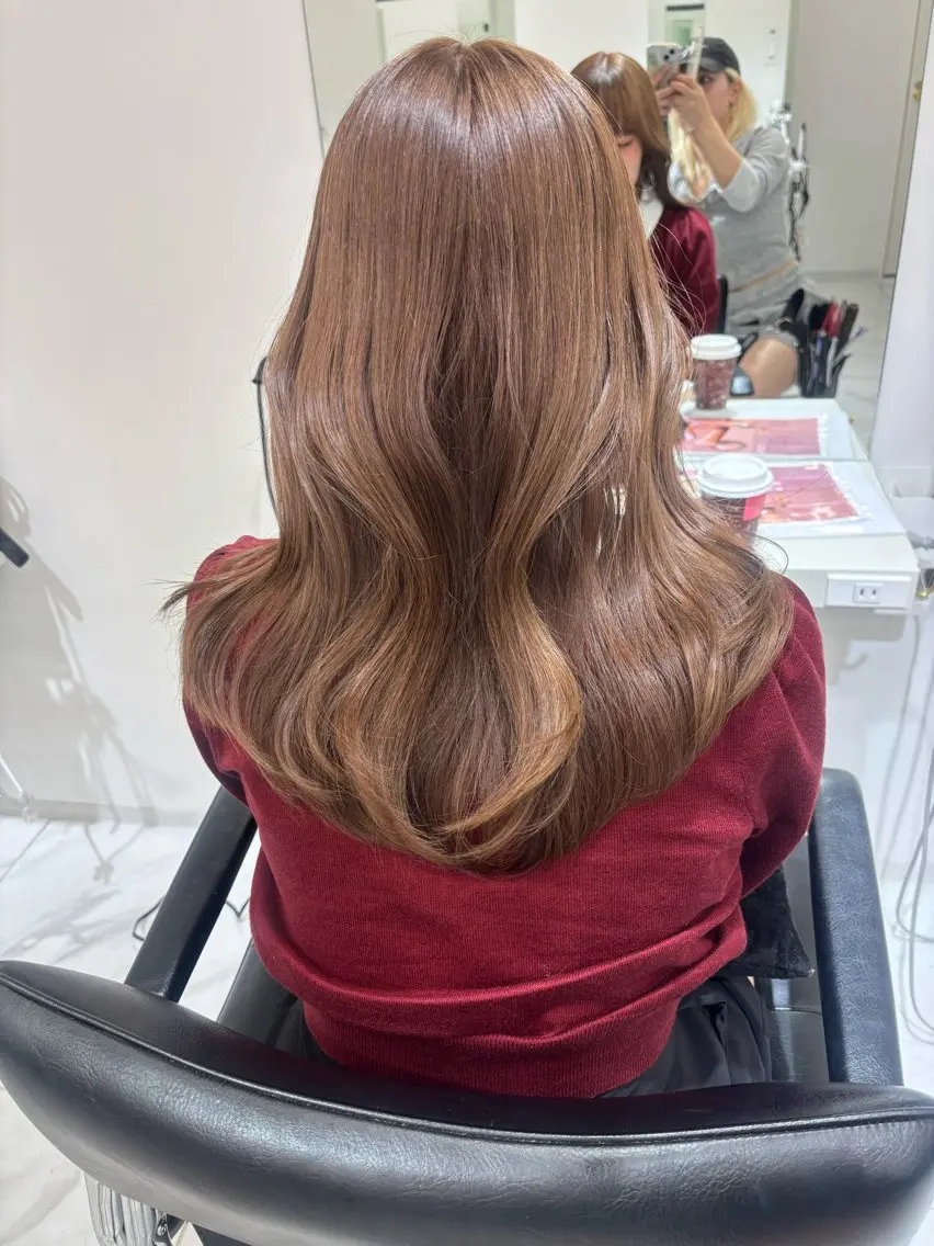 ミディアム ヘアカラー トリートメント 🩶大人韓国ヘア 渋谷/Satsukiのヘアスタイル