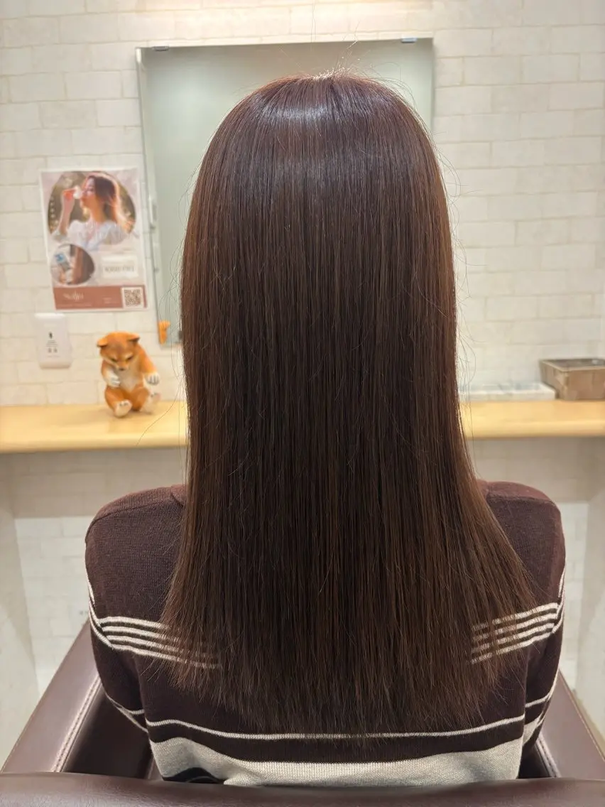 セミロング 髪質改善 masa ディレクターのヘアスタイル