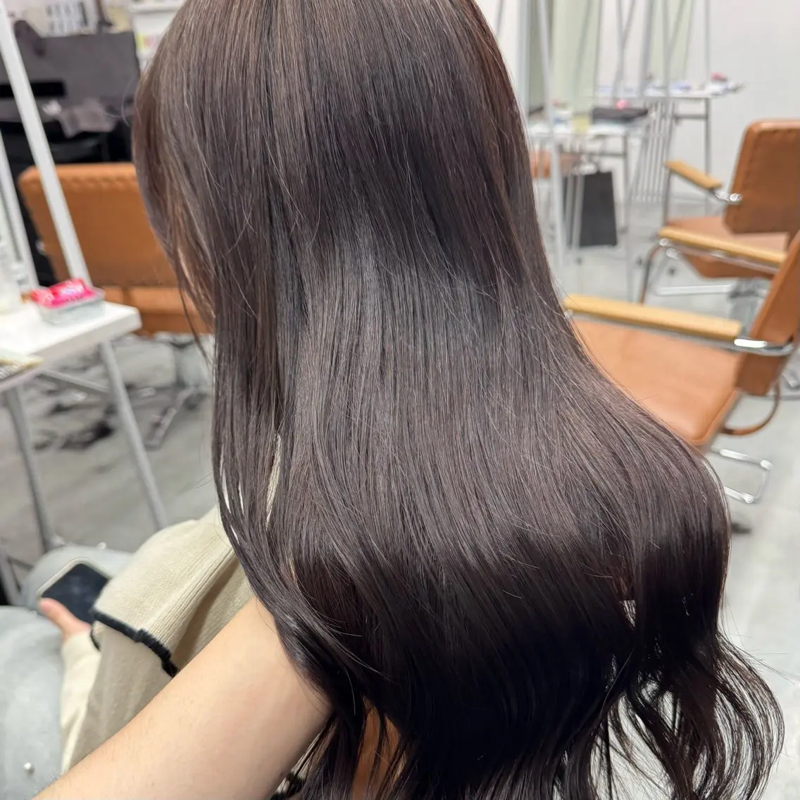 ロング カラー ヘアアレンジ ヘアカラー ブリーチなしカラー /新百合ヶ丘/安形翔のヘアスタイル