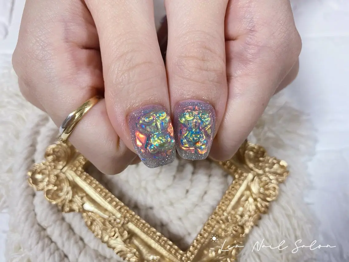 ショート カラー ネイル Le’a NailSalonのネイルデザイン