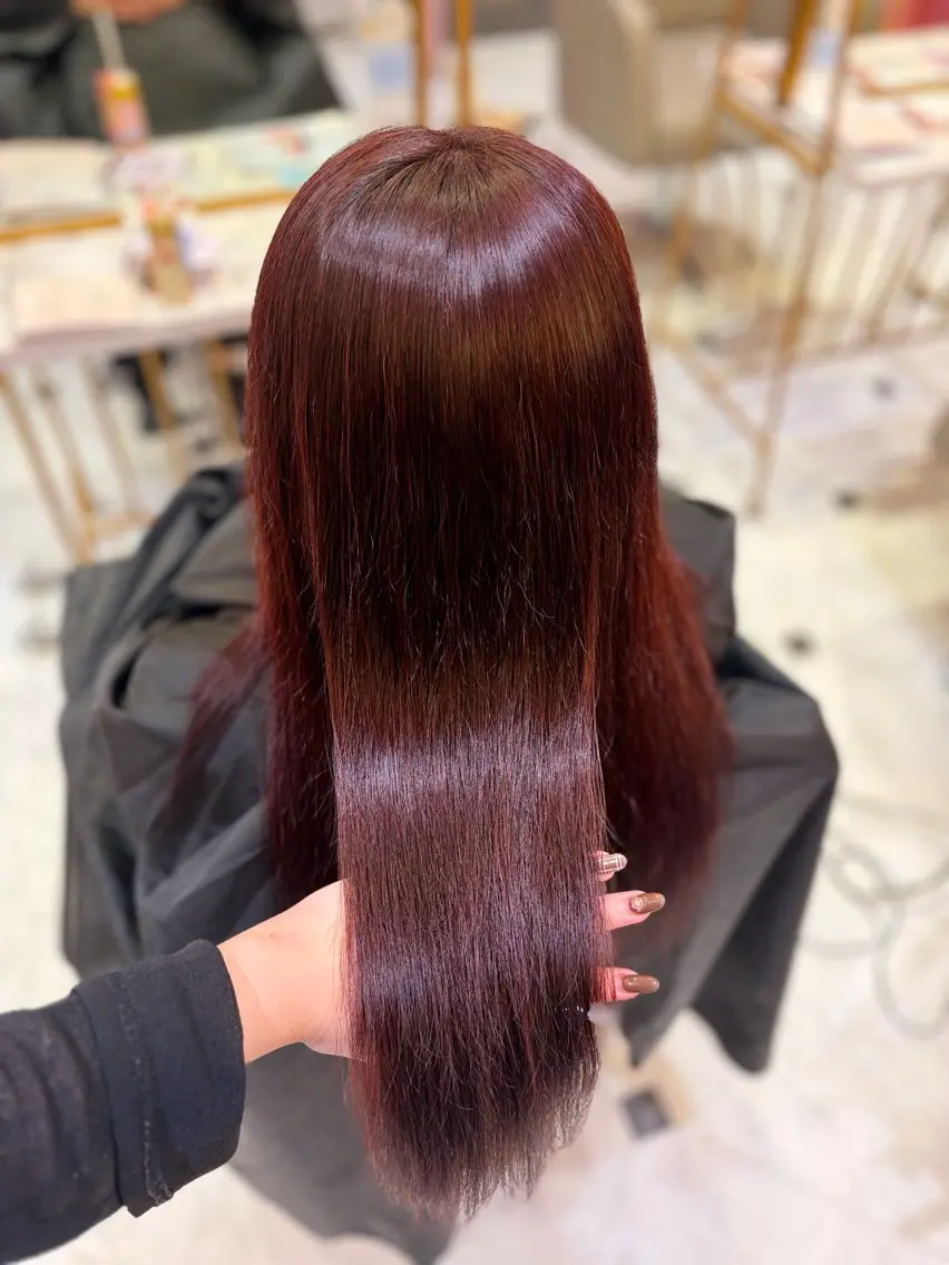 カラー ブラウンカラー ラベンダーカラー レッドカラー ヘアカラー amane໒꒱ショー ト/ボブ/のヘアスタイル