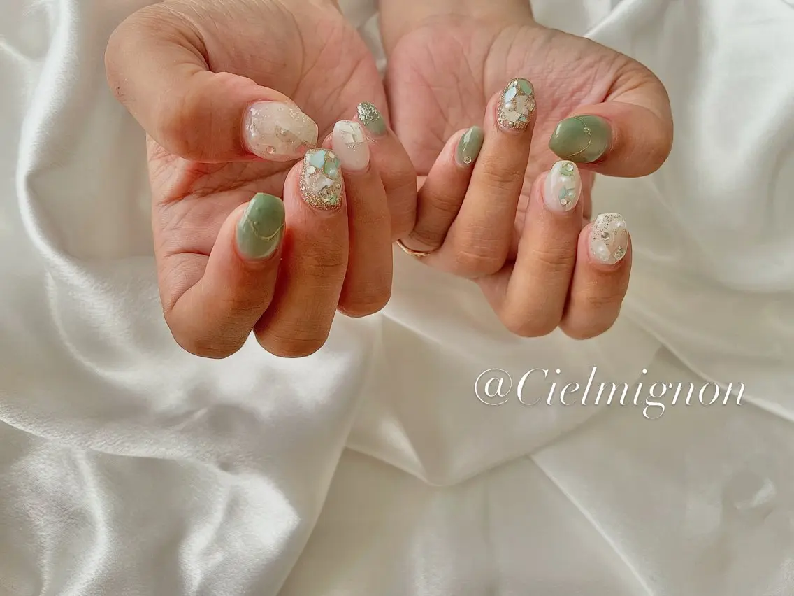 ネイル ハンドネイル Cielmignon chi♡のネイルデザイン