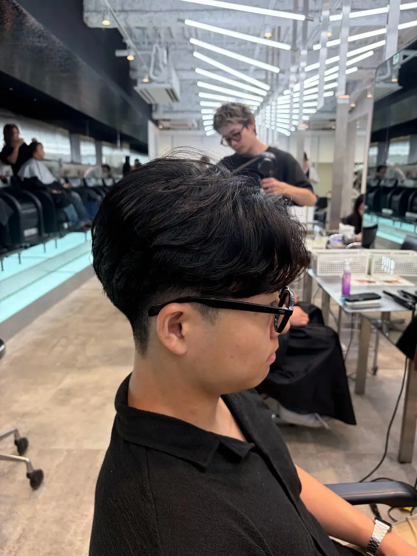パーマ メンズ 室谷 柚羽のヘアスタイル