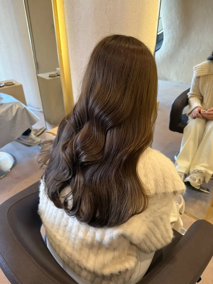 ロング カラー ヘアカラー coco♡ 韓国hairのヘアスタイル