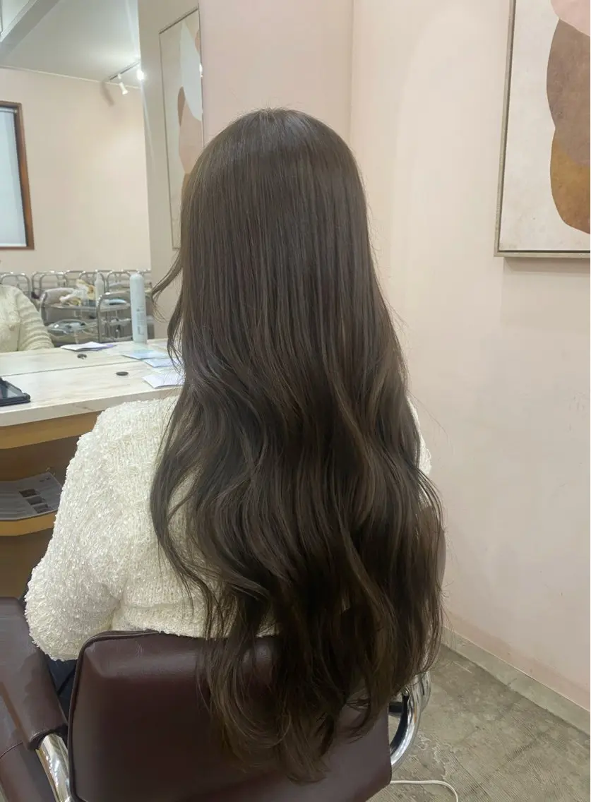 カラー ベージュカラー 髪質改善 君島 花楓のヘアスタイル