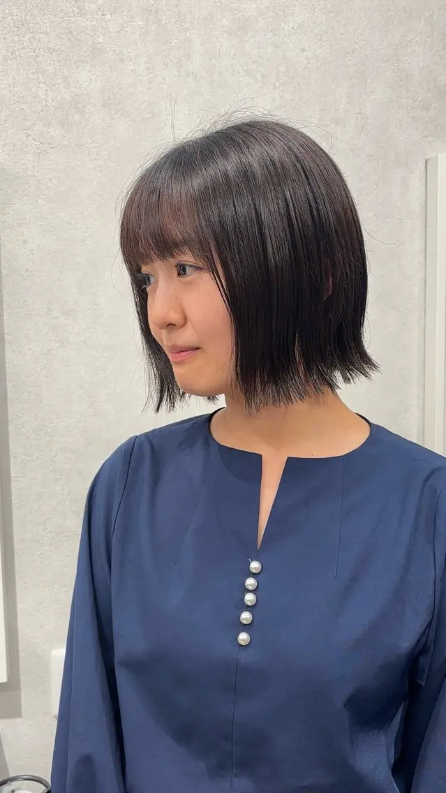 ショート 結べるレイヤーカット /カラー/あさかのヘアスタイル