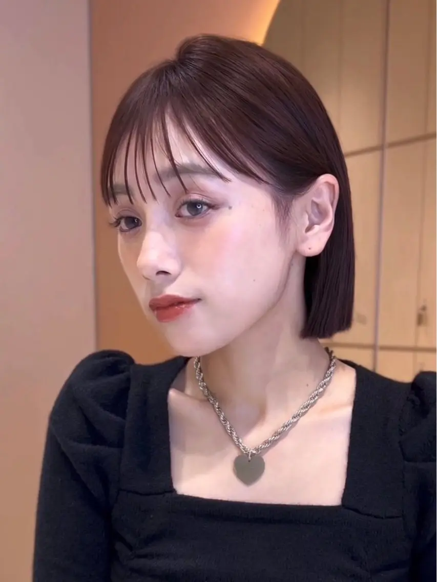 ミディアム カラー ヘアアレンジ ボブ 縮毛矯正 カット ヘアカラー 縮毛矯正 トリートメント ヘアセット 大宮縮毛矯正🩵 レイヤー 佐藤和のヘアスタイル