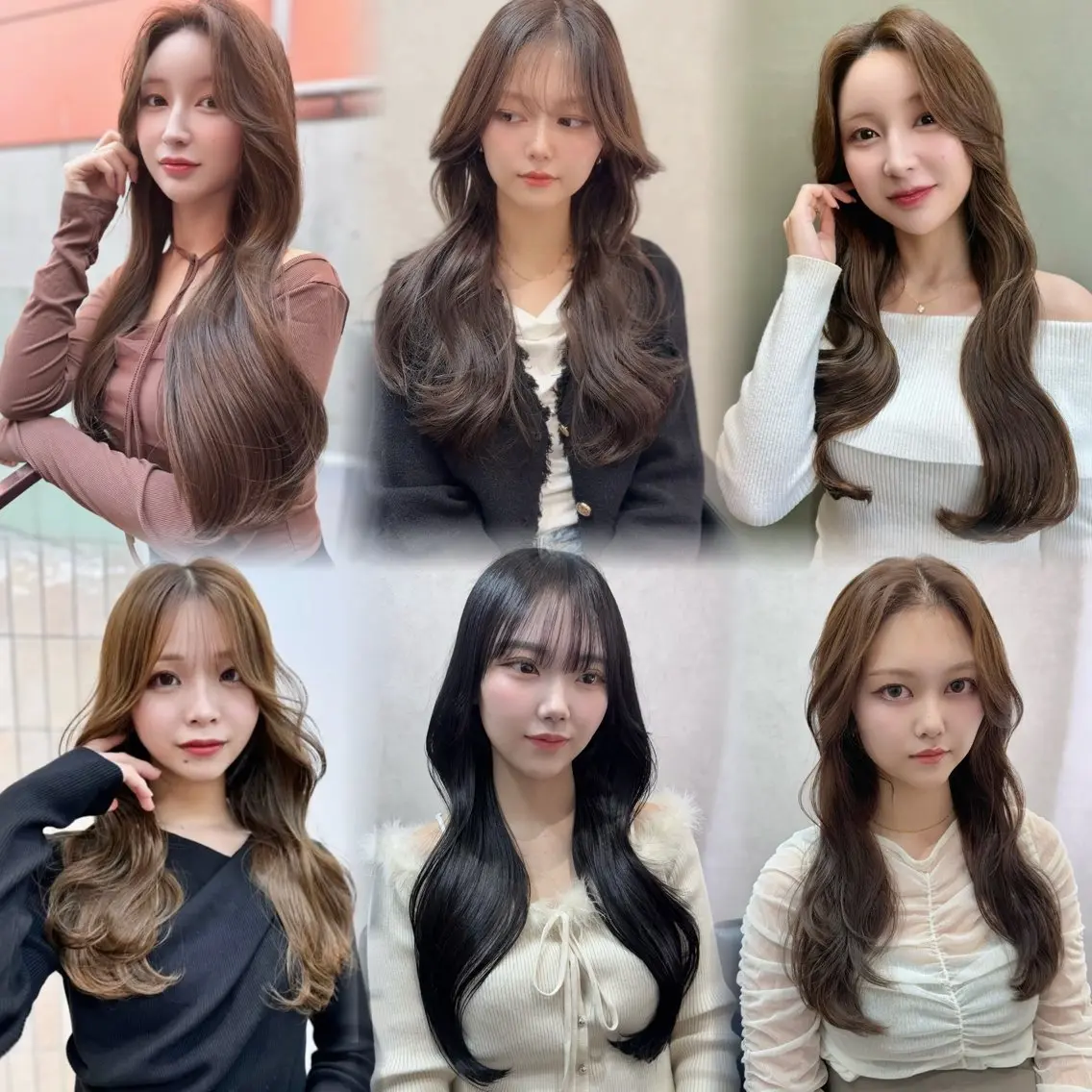 ロング カット ヘアカラー トリートメント 《韓国レイヤー特化》 艶髪✨EMIのヘアスタイル