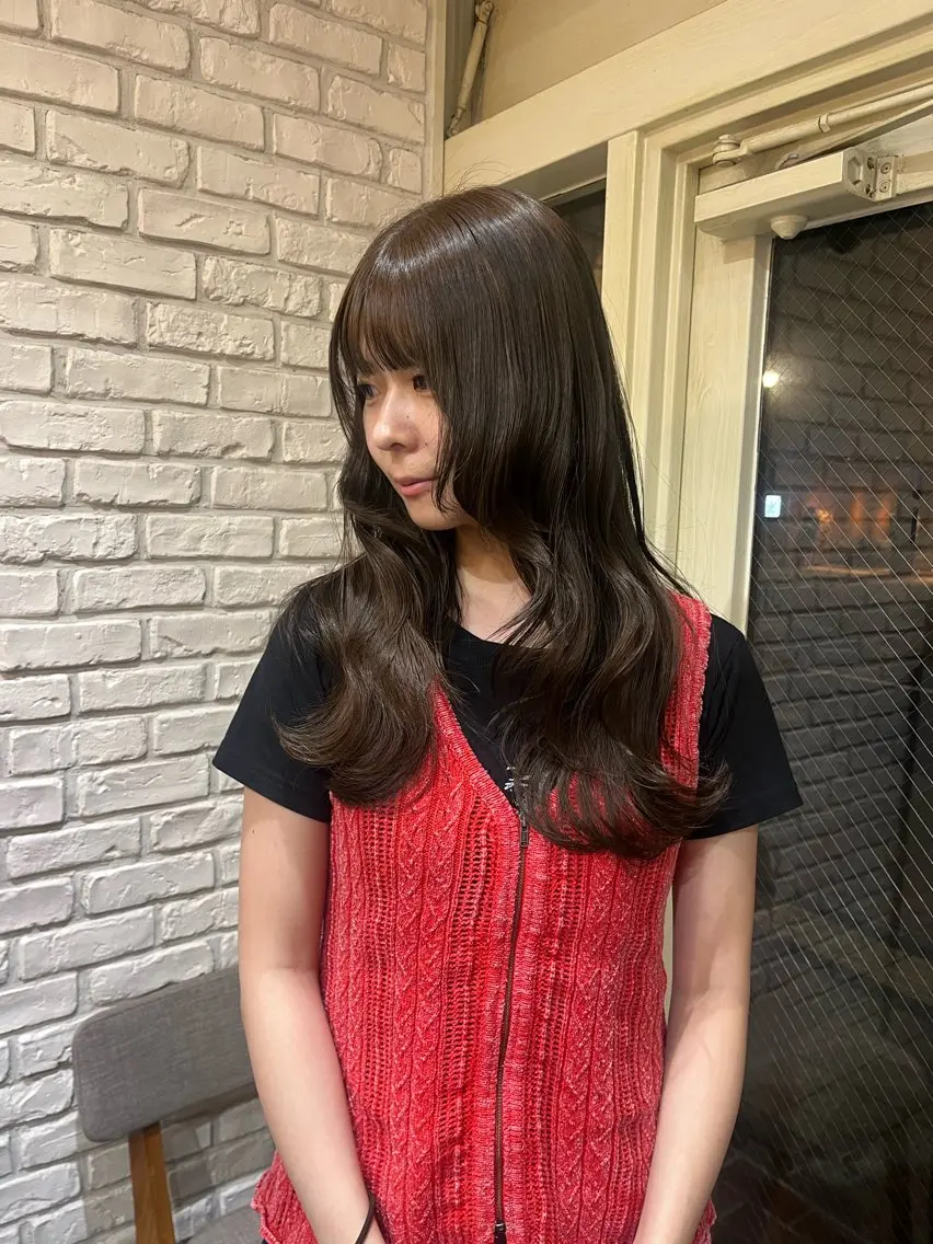 ロング カラー カット ヘアカラー ミジュ/ メンズモデル募集のヘアスタイル