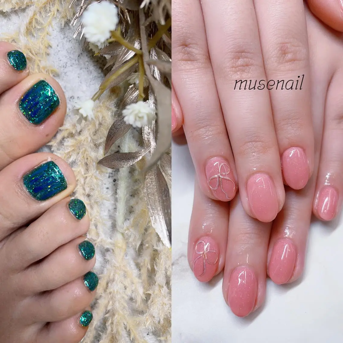 👍👍&🦶🦶❣️初回ソフトジェルオフ無料❣️ハンド&フット定額デザインの写真