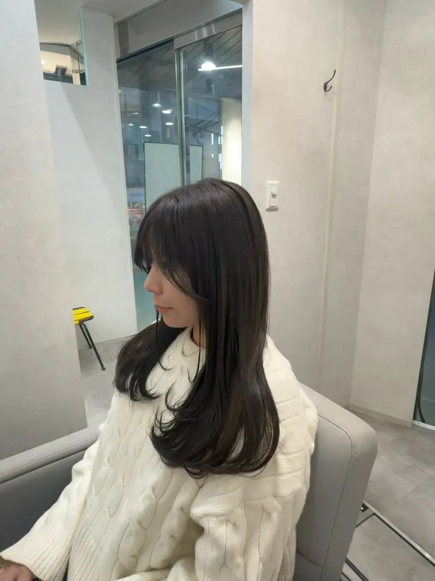カラー アッシュ ナチュラル🎀透明感 カラー/香香のヘアスタイル
