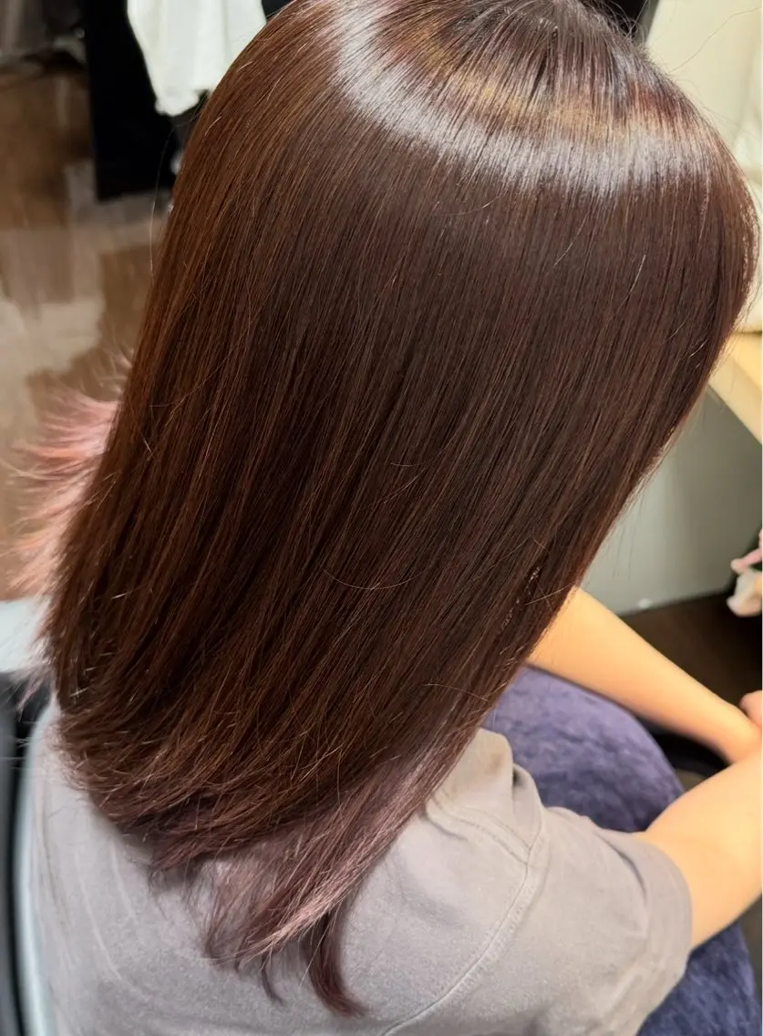 セミロング カラー 池亀はるな/府中/ モデル募集中🌺のヘアスタイル