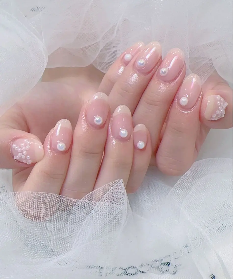 ネイル ハンドネイル ハンドケア 🌼リオナ ♥️のネイルデザイン