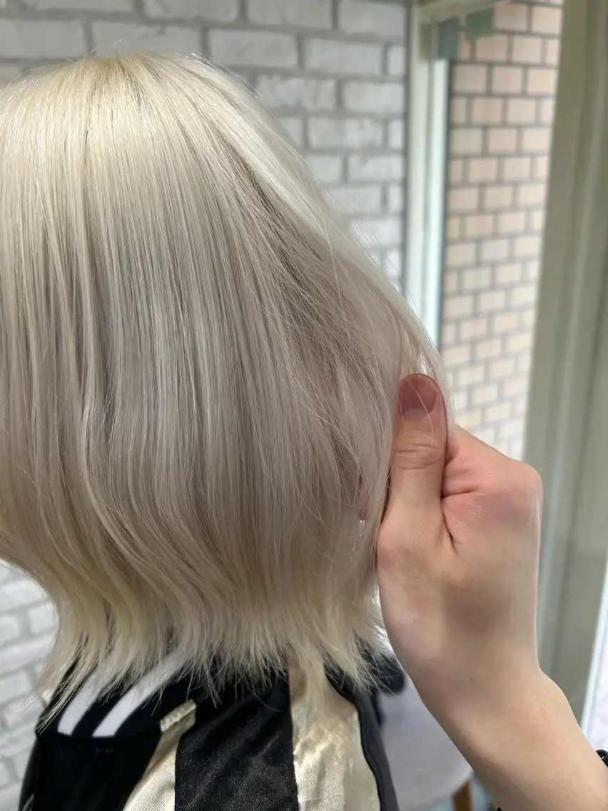 ミディアム ヘアカラー ︎☀️はるき︎︎☁️ ショートモデル募集のヘアスタイル