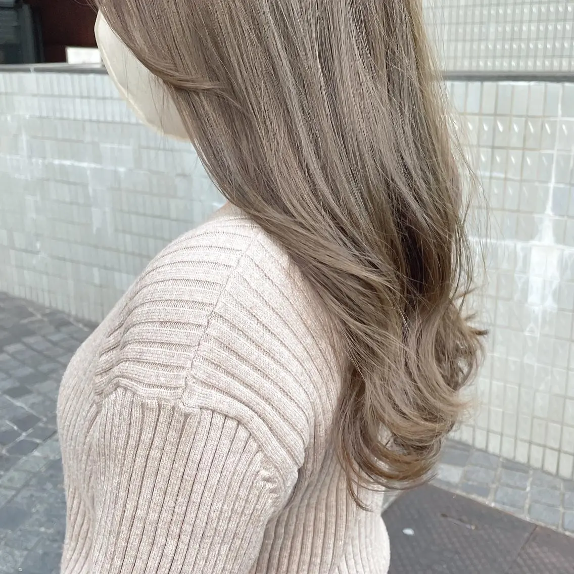 ロング カラー 梅田美容室 山崎海波のヘアスタイル