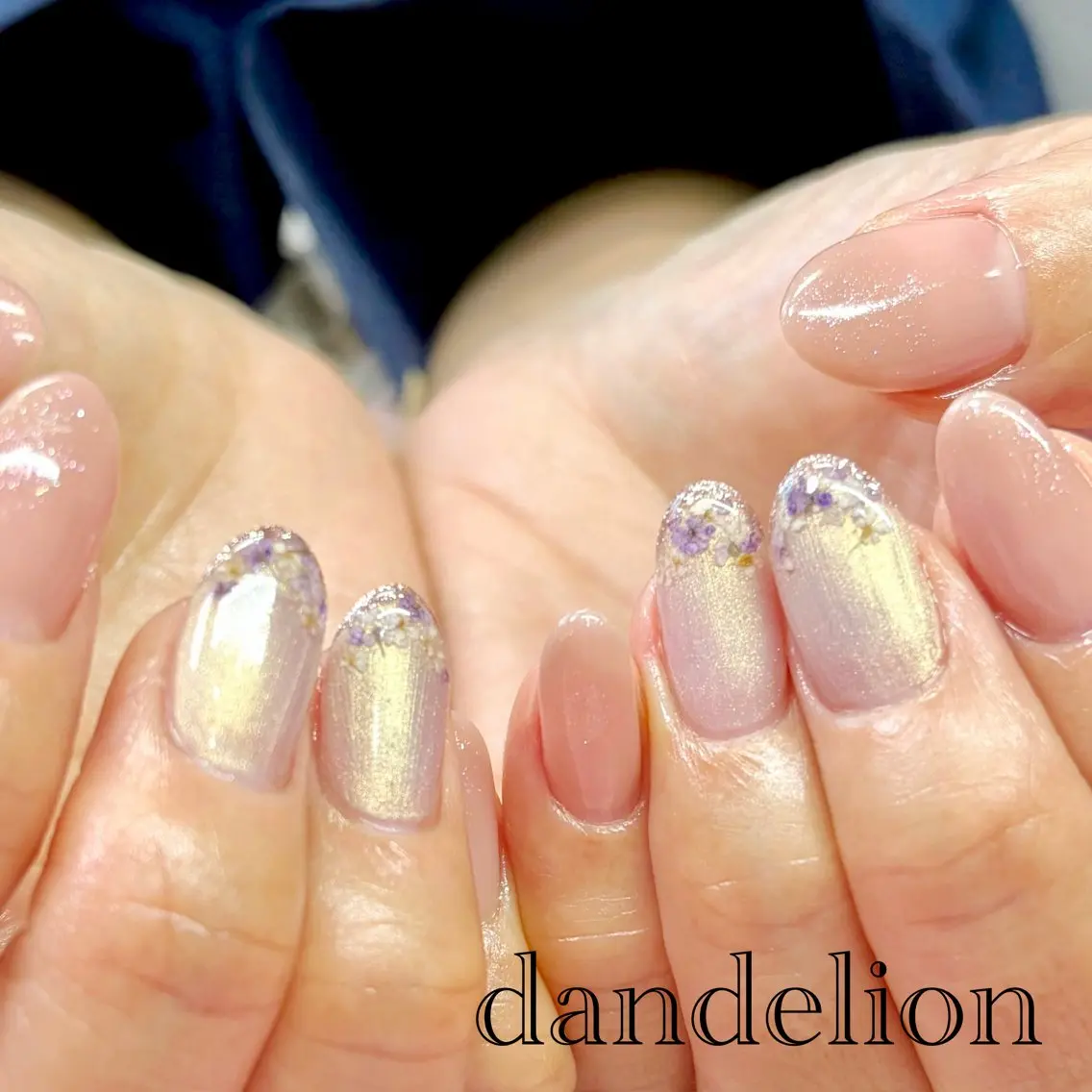 ネイル ハンドネイル ハンドケア dandelion ダンデライオンのネイルデザイン
