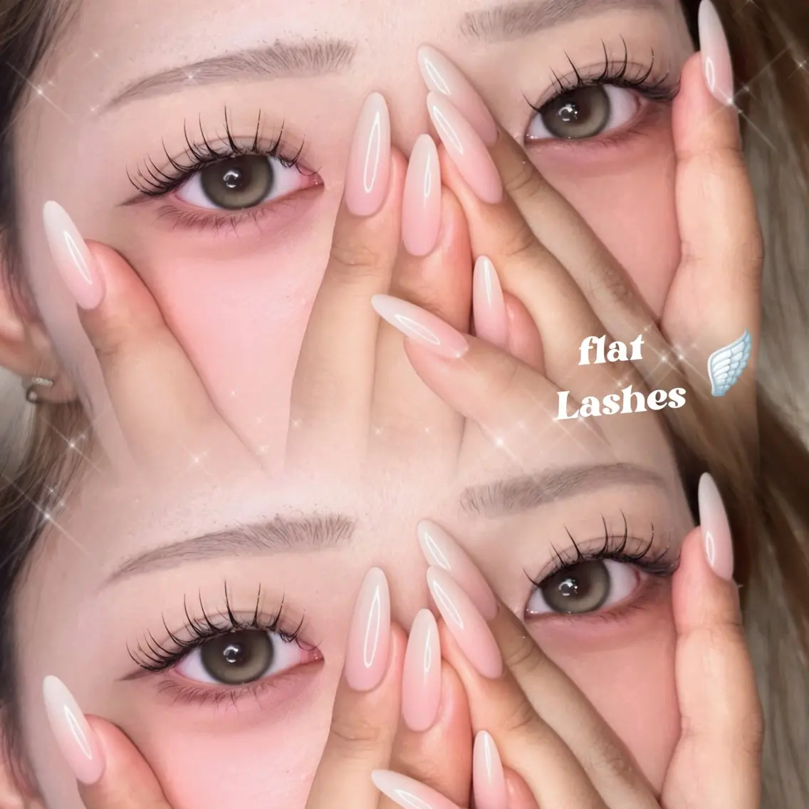 シングルフラットラッシュ 100本🤍の写真