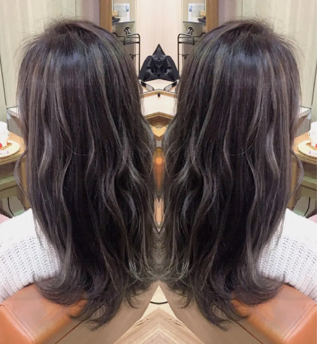 ロング 3Dハイライト 外国人風カラー ハイライト ❤️千葉県代表❤️ 店長❤️柿本翔一朗のヘアスタイル