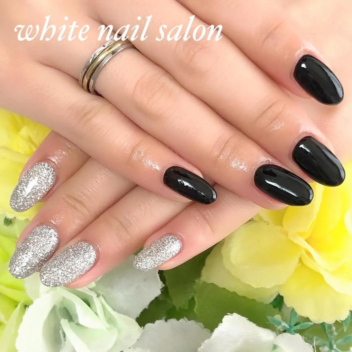 ネイル アートネイル フレンチネイル ジェルネイル ハードジェル 持ち込み white nail salonのネイルデザイン