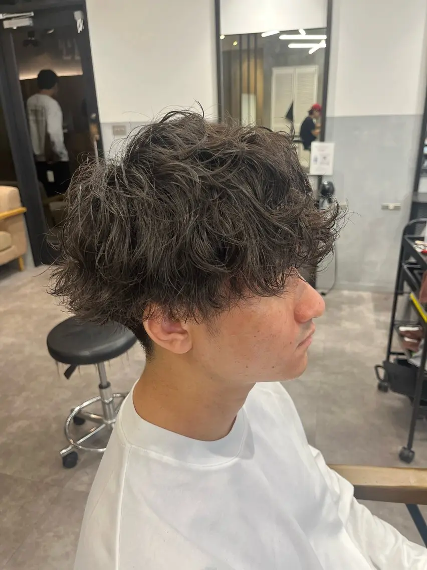 パーマ メンズ メンズパーマ シャドーパーマ カット トリートメント 💜垢抜けメンズパー マ💜Sakuraのヘアスタイル