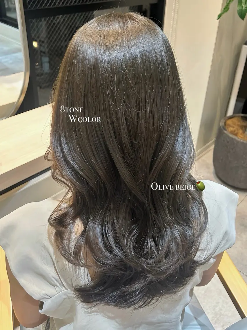 カラー ヘアカラー トリートメント 艶カラー🥣🫧 ZACC銀座/はるかのヘアスタイル