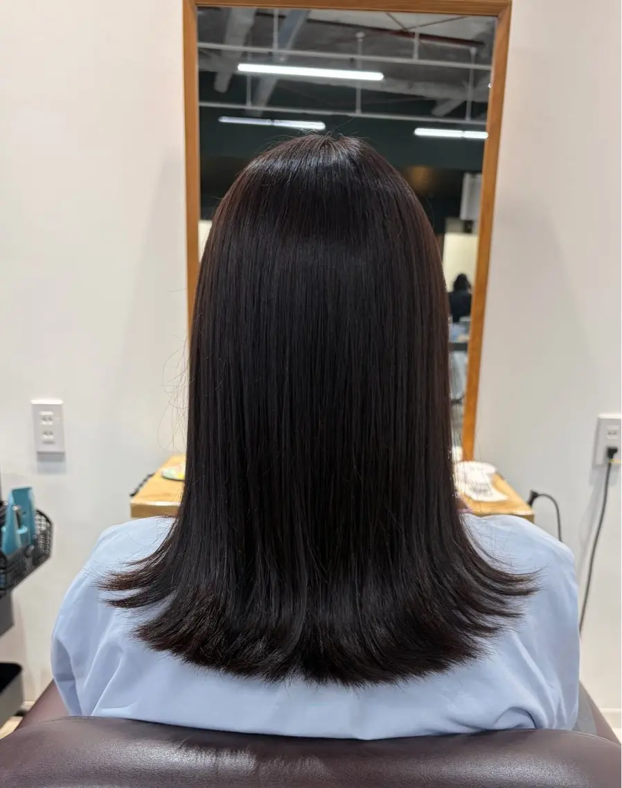 セミロング カラー ブラウンカラー ヘアカラー ここね/透明感 カラー/ナチュラルのヘアスタイル