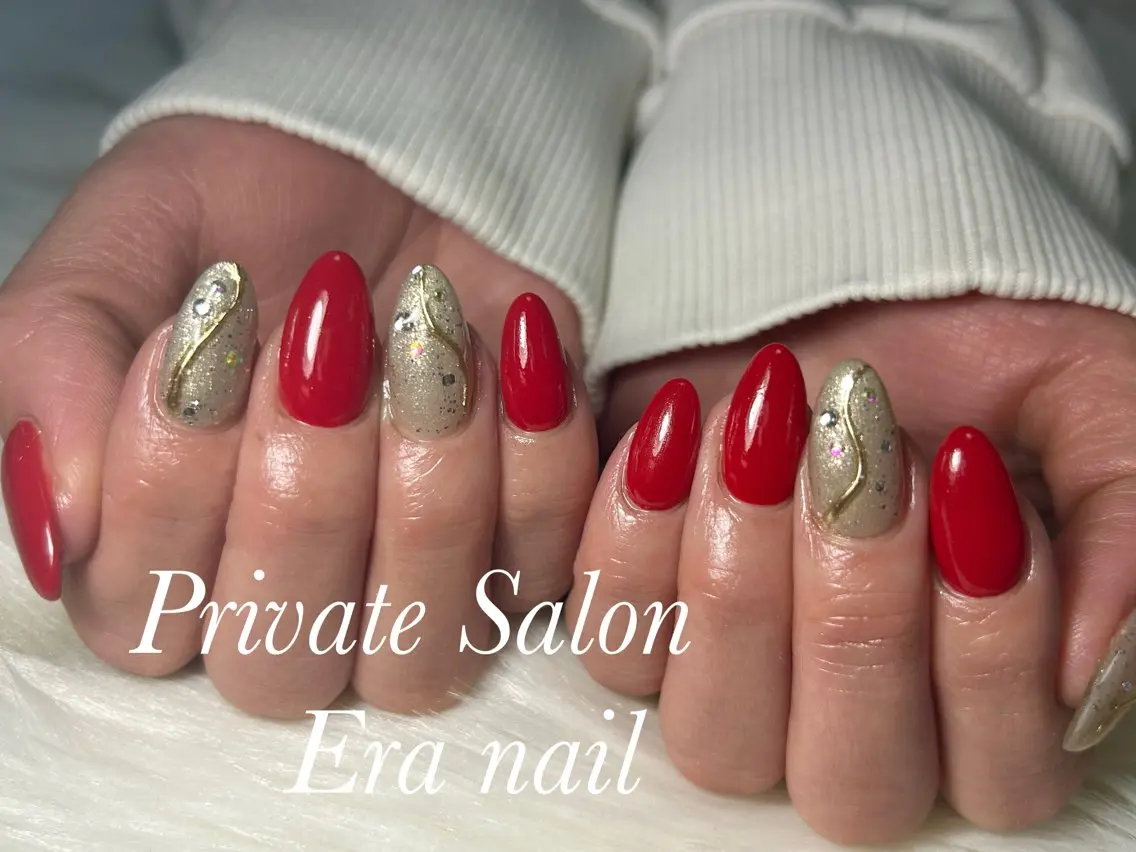 ネイル スカルプネイル ハンドネイル Era nailのネイルデザイン