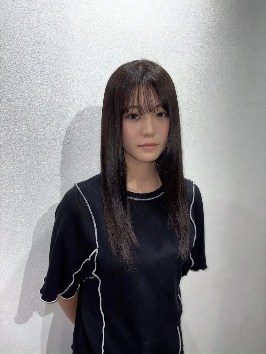ロング カラー 望月 あんなのヘアスタイル